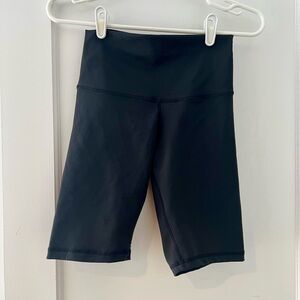 Women's Black High-Waisted Shorts